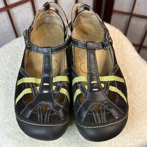 Jambu Black and green Sandals